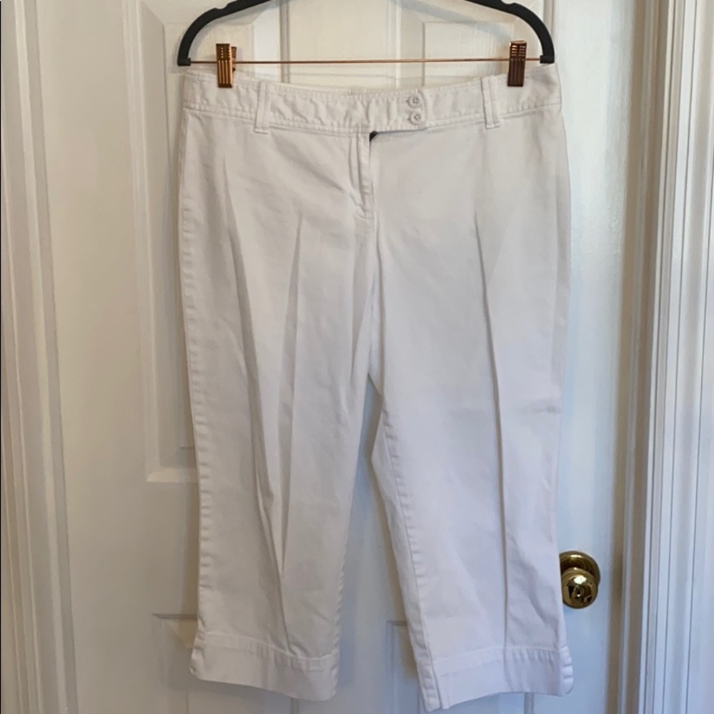 White Loft Capris